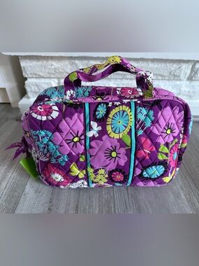 Vera Bradley Grand Cosmetic in Flutterby NWT